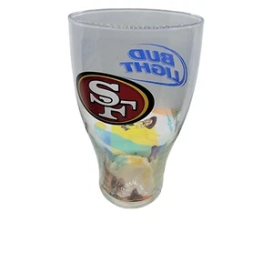 Bud Light San Francisco 49ers NFL Glas - Bild 1 von 4