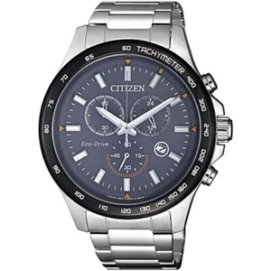 Orologio Uomo Citizen Eco Drive Cronografo Acciaio Inox AT2424-82H - Foto 1 di 1