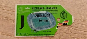 Ticket 1987 Netherlands vs. Hungary Euro Qualifier 32675 - Picture 1 of 2