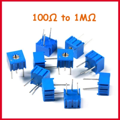 Trimmpotentiometer Trimmer Potentiometer Spindeltrimmer Poti 3362P 100Ohm-1MOhm - Bild 1 von 4