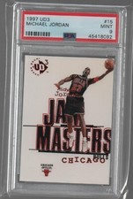 MICHAEL JORDAN ~ 1997 Upper Deck UD3 Jam Masters #15 ~ PSA 9 Mint