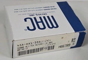 Nuovo modulo elettrovalvola a fungo elettrovalvola MAC 45A-AA1-DDAJ-2KG nuovo con scatola - Foto 1 di 1