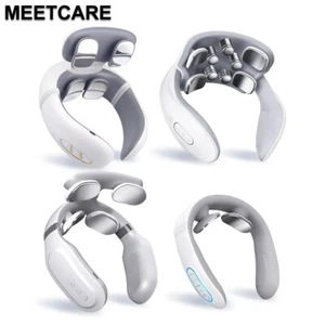 Smart Neck Back Massager TENS Pulse Heating Pain Relief Cervical Therapy - Picture 1 of 10