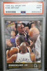 1996 All Sport PPF Kobe Bryant #150 PSA 9 Mint - Picture 1 of 2