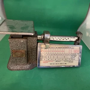 Vintage 1968 Triner AA-1 Postal Scale - with Postal Rate Card Nice Condition - Bild 1 von 9