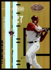 2005 Leaf Certified Materials Preview Mirror Gold Vladimir Guerrero 06/25 Los