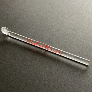 Ahwahnee Hotel Yosemite Glass Cocktail Stirrer • Very Rare Vintage Swizzle Stick - Picture 1 of 13