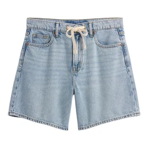 GAP Supersoft Drawstring Midi Short Size 29/8 Denim - Picture 1 of 9