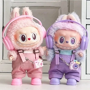 (No Dolls) DIY Clothes Set for 17cm POP MART LABUBU Plush Monsters DOLL's Suit - Picture 1 of 22