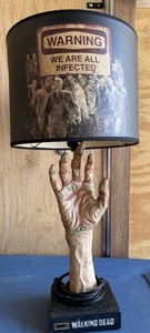 NIB AMC The Walking Dead Table Lamp Realistic Walker Hand Graphic Shade - Picture 1 of 15