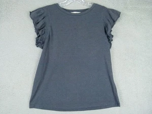 LOFT Damen X-Large grau Rüschen Top - Bild 1 von 5