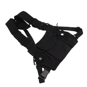 Walkie Talkie Chest Bag Oxford Cloth Large Capacity Universal Radio Chest Ha IDM - Zdjęcie 1 z 12