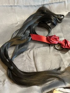 30" Long Braided Ponytail Extension Long Blonde Braid - Picture 1 of 2