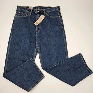 Levis 550 Jeans Mens 38x30 Relaxed Fit Straight Leg 100% Cotton Rigid Denim Blue - Picture 1 of 9