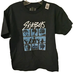 Saja Jungen T-Shirt Jugend Größe L Schwarz Neu mit Etikett - Bild 1 von 3