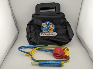 Vintage Fisher-Price Medical Kit Doctor Play 1987 W/ 2 Accessories READ - Picture 1 of 4