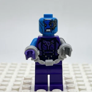 Lego Marvel Super Heroes Minifigura SH0386 Nebulosa Cabeza Azul Oscuro Traje Desgarrado - Imagen 1 de 12