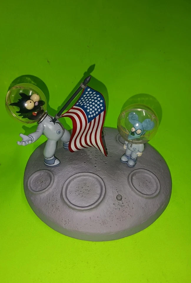 Figuras de juguete de política presidencial con picazón y rasguño de Los Simpson Mcfarlane hablando Foto 1 de 4