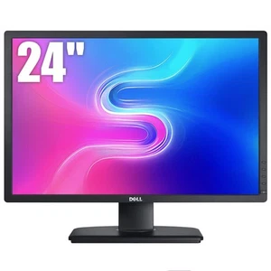 MONITOR 24" DELL U2412M LED IPS DVI VGA USB PIVOT 1920x1200 WUXGA KLASA A - Zdjęcie 1 z 12