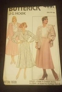 BUTTERICK VINTAGE MISSES PETITE JACKET SHIRT SKIRT UNCUT PATTERN - 4691 - Picture 1 of 5