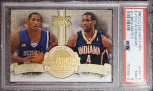 2008 Fleer Hot Pros.D.Rose/S.Williams Alumni Mates Bulls/Pacers#AM-10 PSA MINT 9 - Picture 1 of 4