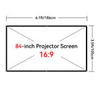 120'' Portable Foldable Projector Screen 3D HD 16:9 Indoor Outdoor Movie Theater