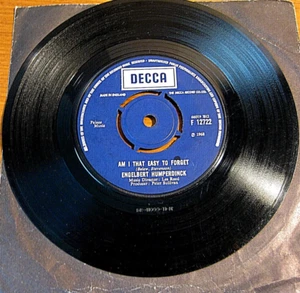 Engelbert Humperdink - Am I That Easy To Forget - 7" Vinyl - 1st Press - V/Good+ - Picture 1 of 2