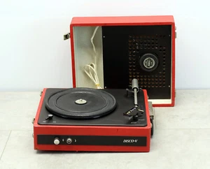 RFT Phonomat Disco-V Vintage Koffer-Plattenspieler Schallplattenspieler - Imagen 1 de 12