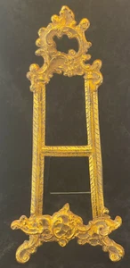 Display Easel Vintage Carved Gold 18 in Large - Picture 1 of 10
