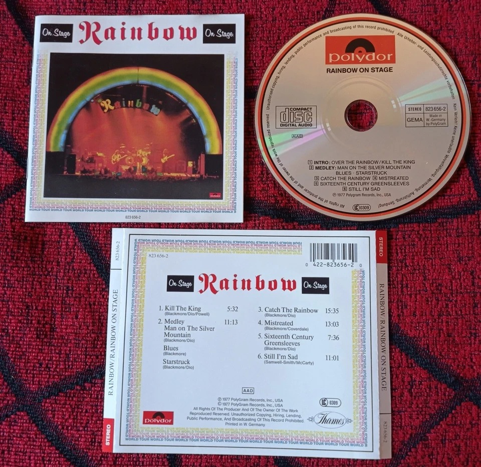 RAINBOW ** On Stage ** ORIGINAL GERMANY CD - Image 1 of 1