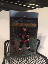 1999-00 OPC Chrome UNCUT PROOF Fantastic Finishers Alexei Yashin Ottawa Senators