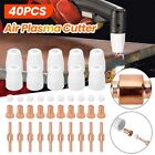 40Pcs Air Plasma Cutter Consumables Kits For PT-31 LG-40 Torch CUT-40/50 Tip Cup