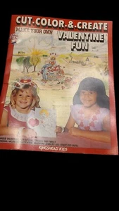 Cut-Color & Create-Make Your Own Alphabet Blocks-Kingshead Kids-1988-Children's - Picture 1 of 6