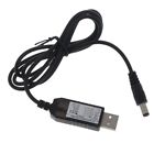 USB to for 5.5x2.5mm Power Cable 4.2 V Cord for Flashlight Led Light