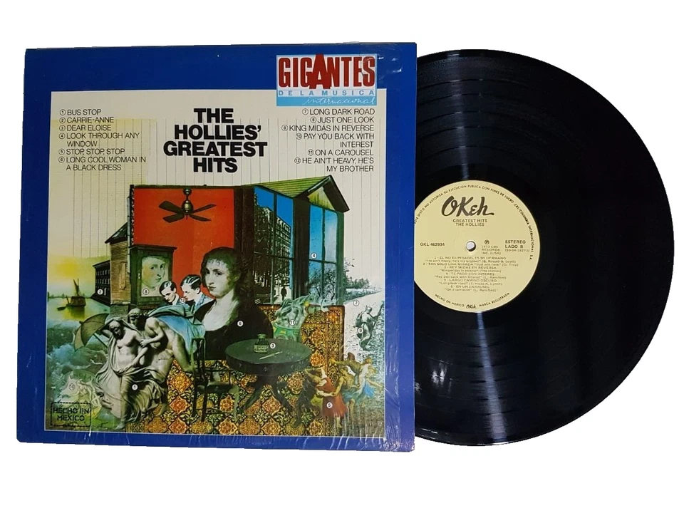 The Hollies Greatest Hits LP Scarce Mexican Press 1973 Vinyl NM Shrink - Image 1 of 4