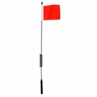 11.4 Inch Metal Decorative Antenna with Flag Accessories for 1/10 RC Car Red