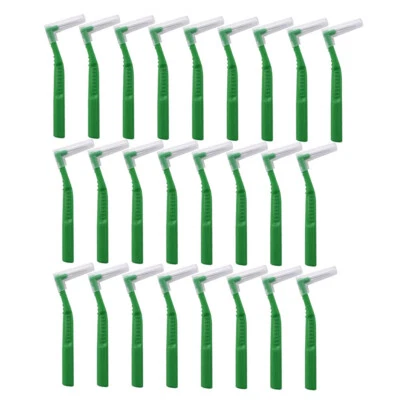 25pcs Interdental Angle Brushes Cleaners Floss Sticks Tooth Head Oral Hygiene - Image 1 of 4