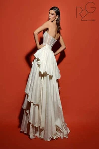 Tarik Ediz 53037 Evening Dress ~LOWEST PRICE GUARANTEE~ NEW Authentic - Picture 1 of 28