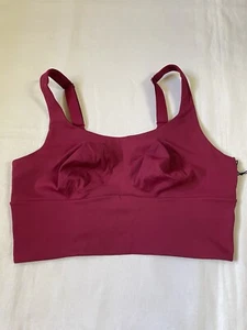 victoria's secret Spot Bra Mesh Trim Crossback Atlantic Women Size M Red - Picture 1 of 9