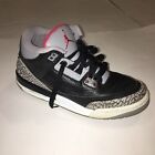 RIGHT SHOE ONLY Air Jordan Retro III 3 Black Cement Amputee 7Y 854261-001 2018