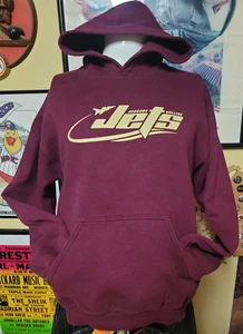 Jackson College Jets Pullover Felpa con Cappuccio MI Michigan Nice Medium - Foto 1 di 4