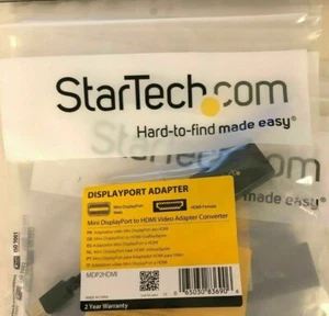 StarTech Mini DisplayPort To HDMI Video Adapter Converter PC Or MAC MDP2HDMI - Picture 1 of 6