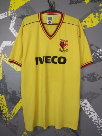 Watford Home football shirt 1982 - 1985 Retro Replicas Score Draw Mens ig93 Cover