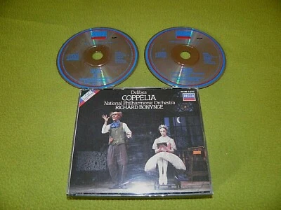 Delibes - Coppelia Complete Ballet / Bonynge 1986 Germany IMPORT Decca 2xCD Box - Image 1 of 2