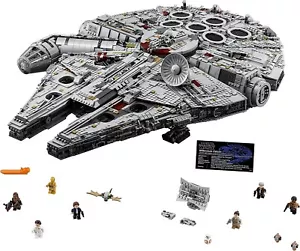 Star Wars: Millennium Falcon + Light kit + Stand (75192) Read Description - Picture 1 of 8