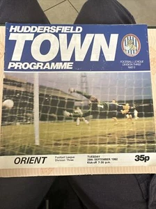 1982 Huddersfield Town v Orient Football/Soccer Programme - Picture 1 of 3