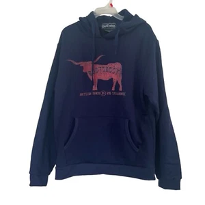 Sudadera con capucha para hombre Boot Daddy American Ranch and Steakhouse azul talla L - Imagen 1 de 9