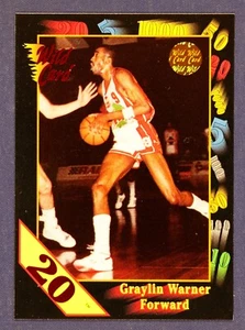 1991-92 Wild Card 20 Stripe #29 Graylin Warner NMMT to MINT Louisiana - Bild 1 von 2