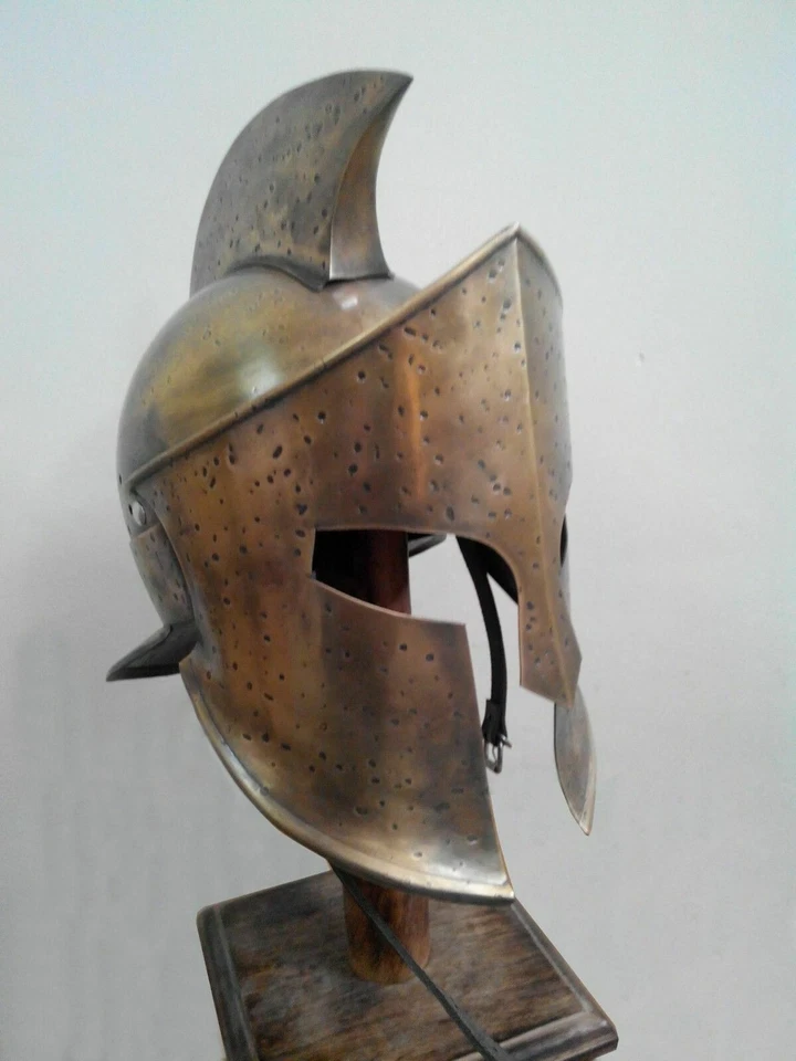Casco Leonidas 300 Rey Espartano Película Medieval Romana Griega Armadura Disfraz Larp Foto 1 de 4