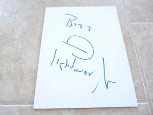 Boceto Buzz Lightyear Firmado Autografiado 9x12 Garantizado - Imagen 1 de 1